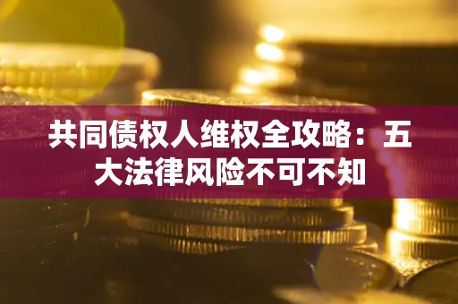 北京共同债权人维权全攻略：五大法律风险不可不知