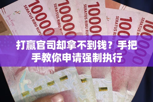 北京打赢官司却拿不到钱？手把手教你申请强制执行