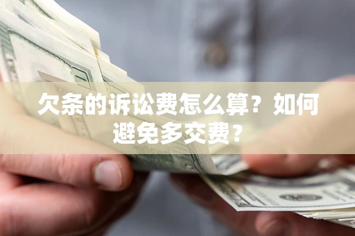 北京欠条的诉讼费怎么算？如何避免多交费？