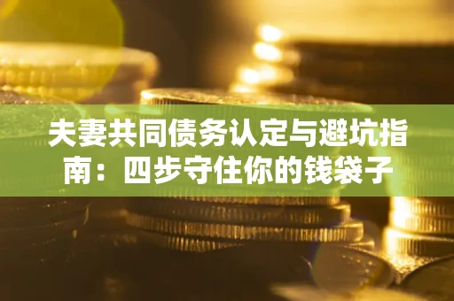 北京夫妻共同债务认定与避坑指南：四步守住你的钱袋子