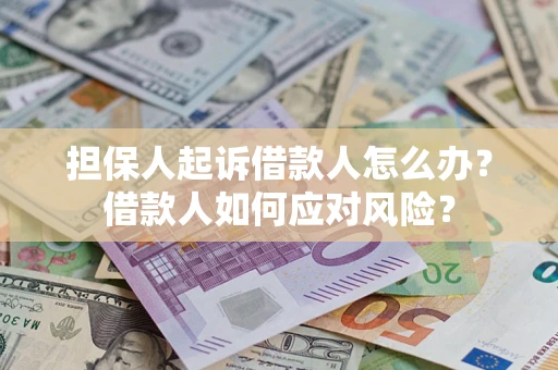 北京担保人起诉借款人怎么办？借款人如何应对风险？