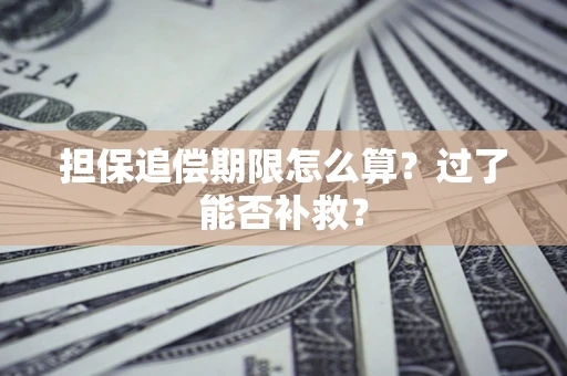 北京担保追偿期限怎么算？过了能否补救？